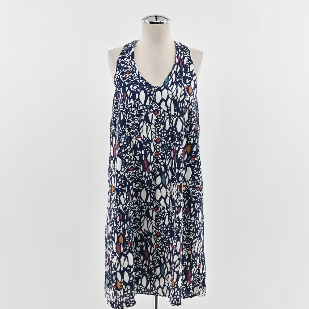 Anthropologie Edme Esyllte Dress Sz S Sleeveless Coastal Artsy‎ Lightweight Boho